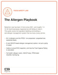 10. THE ALLERGEN PLAYBOOK