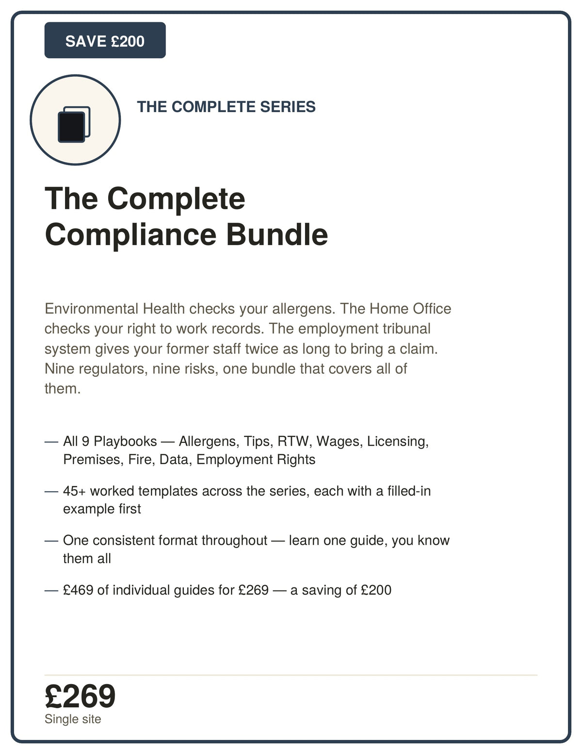 9. THE COMPLETE COMPLIANCE BUNDLE