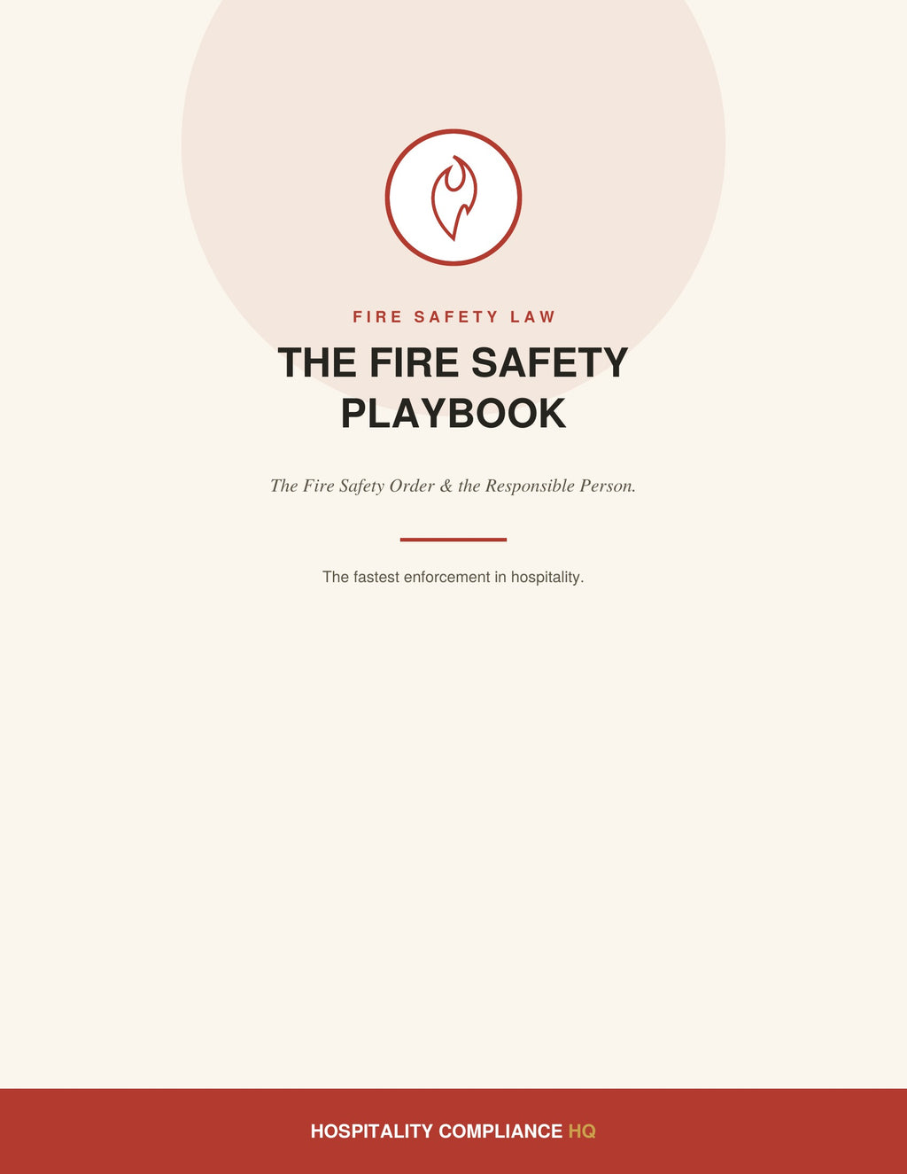 3. THE FIRE SAFETY PLAYBOOK