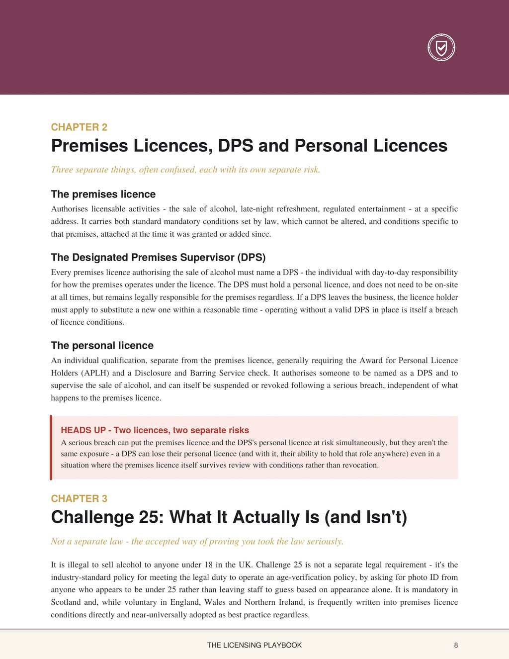 4. THE LICENSING PLAYBOOK