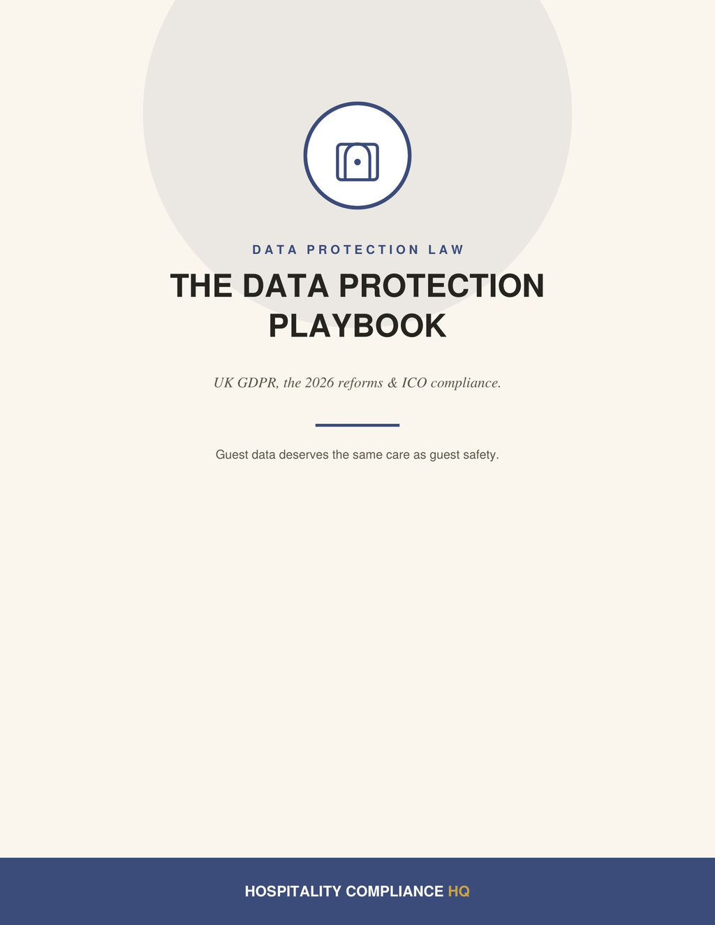 8. THE DATA PROTECTION PLAYBOOK
