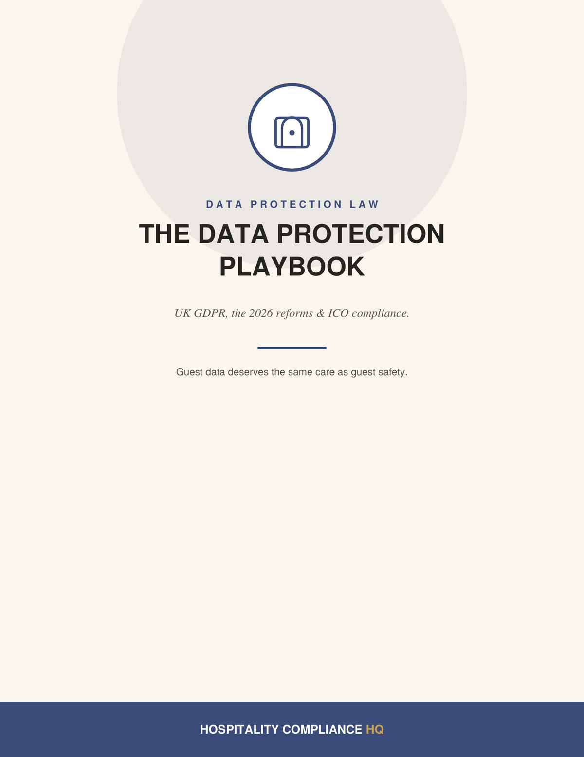 8. THE DATA PROTECTION PLAYBOOK