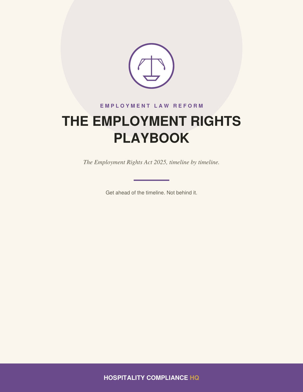 1. THE EMPLOYMENT RIGHTS PLAYBOOK