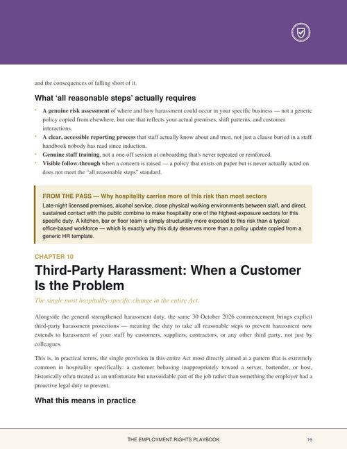 1. THE EMPLOYMENT RIGHTS PLAYBOOK