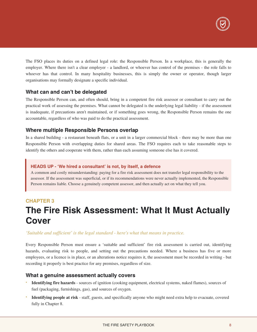 3. THE FIRE SAFETY PLAYBOOK