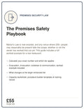 7. THE PREMISES SAFETY PLAYBOOK