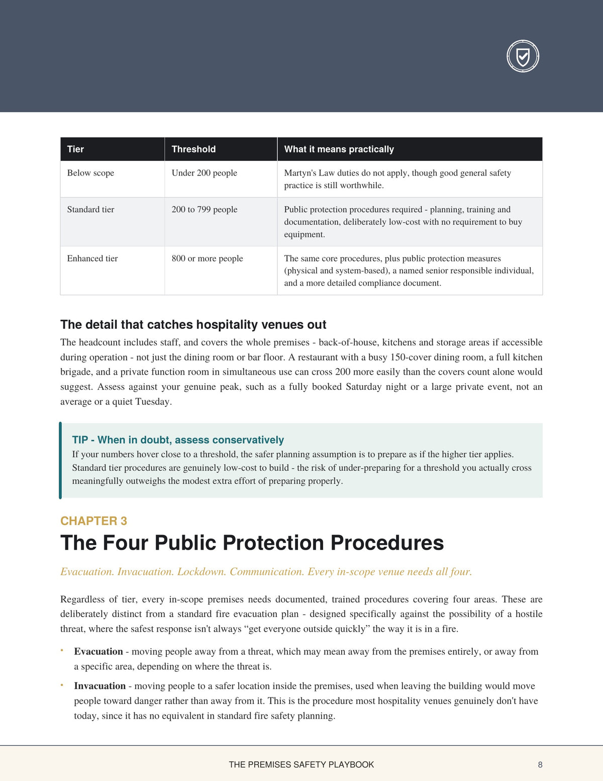 7. THE PREMISES SAFETY PLAYBOOK